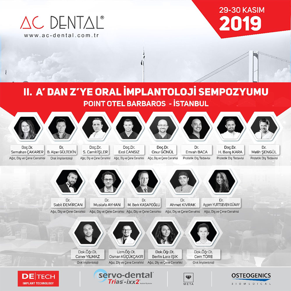 A'dan Z'ye Oral İmplantoloji Sempozyumu