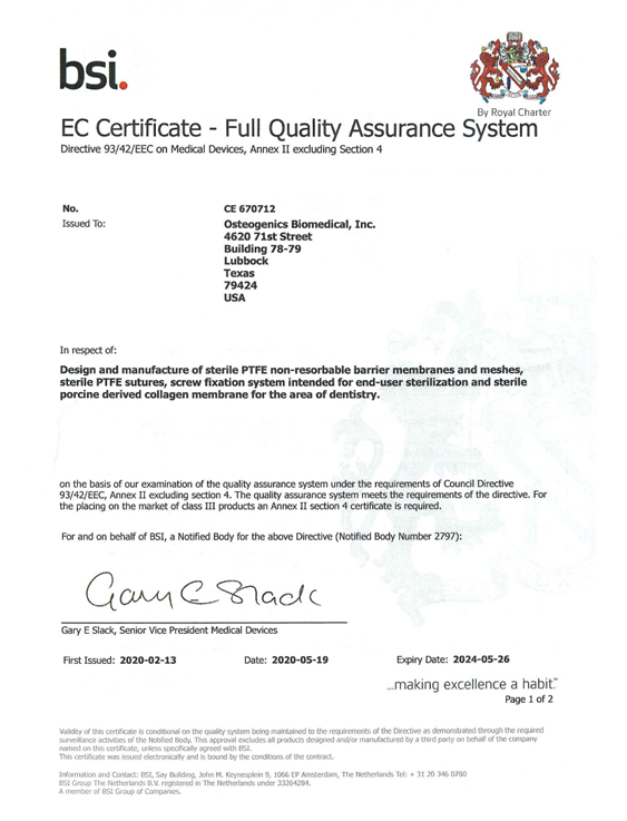 CE CERTIFICATE