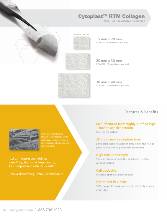 RTM COLLAGEN MEMBRANE