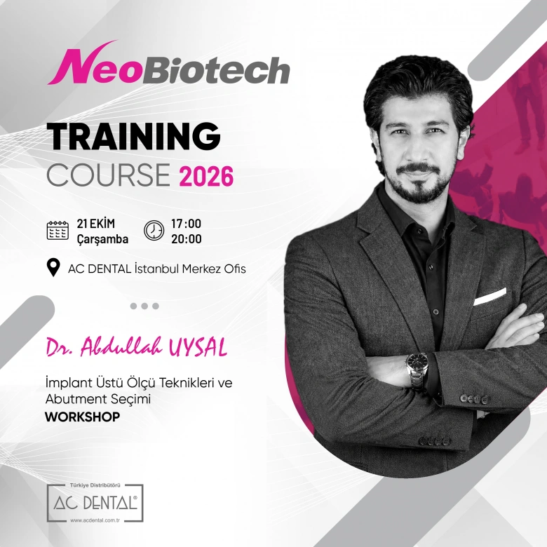 NEOBIOTECH <br> TRAINING COURSE <br> DR.ABDULLAH UYSAL